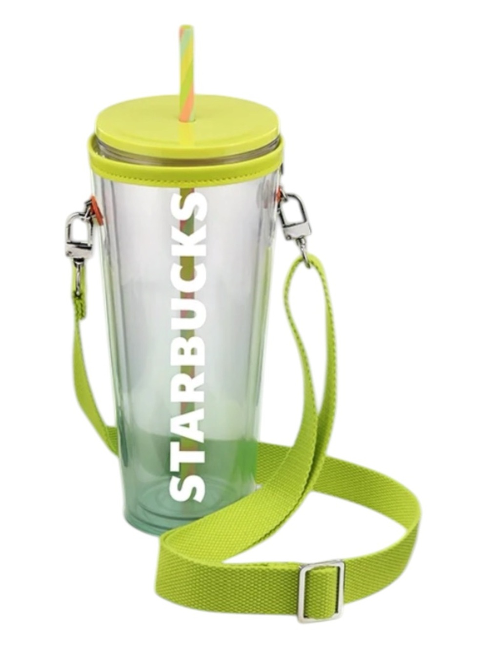 Starbucks Vibrant Yellow Cold Cup & Carry Case (24oz) from 2025